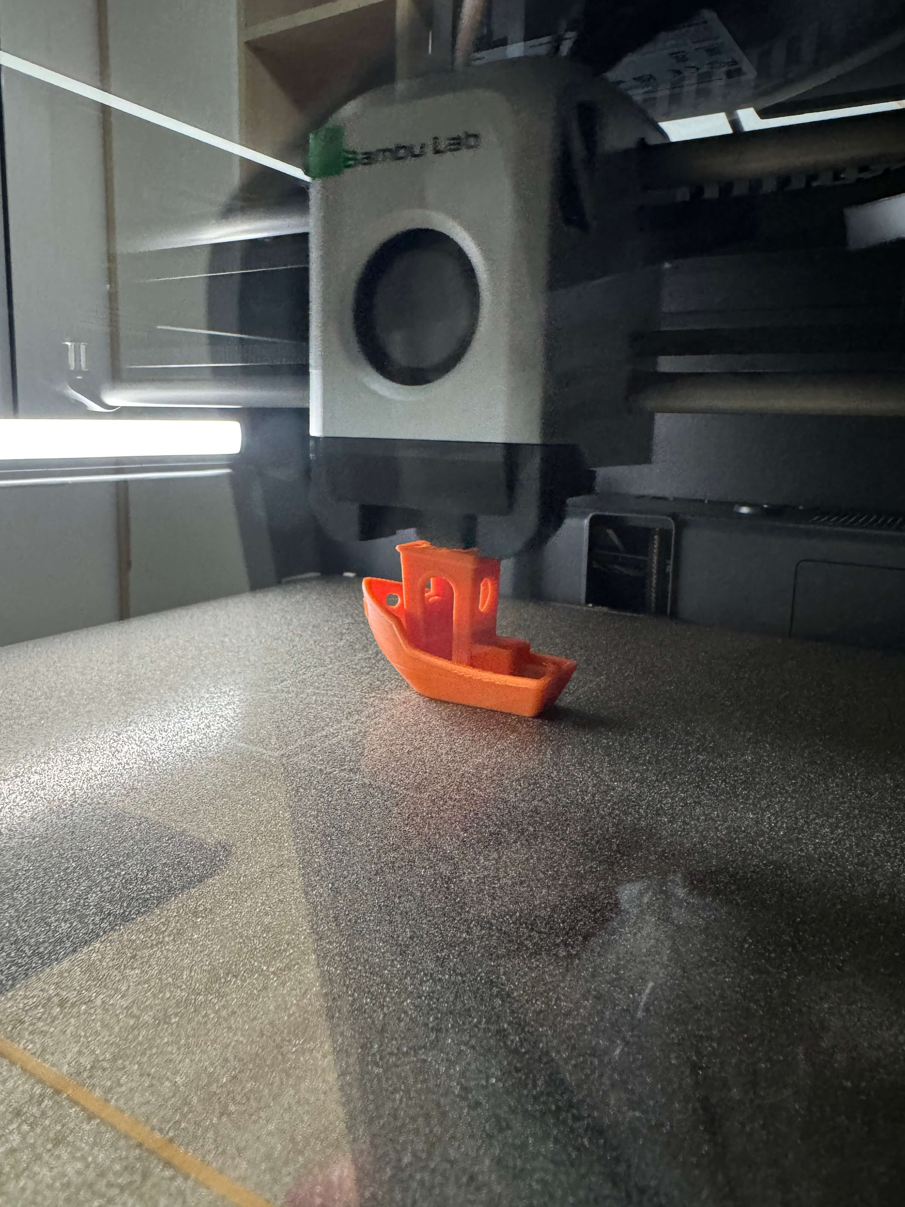 Benchy in progress