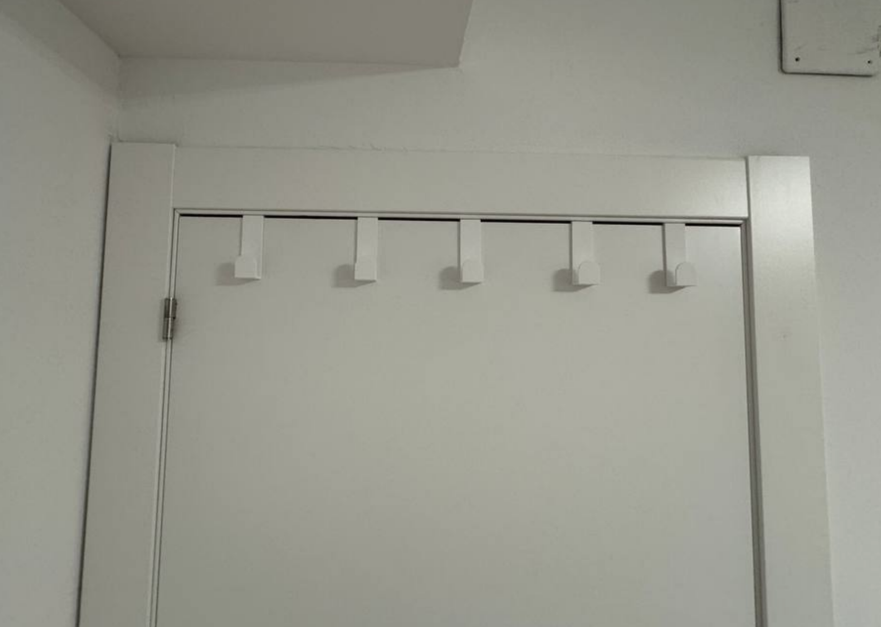 Door hooks installed