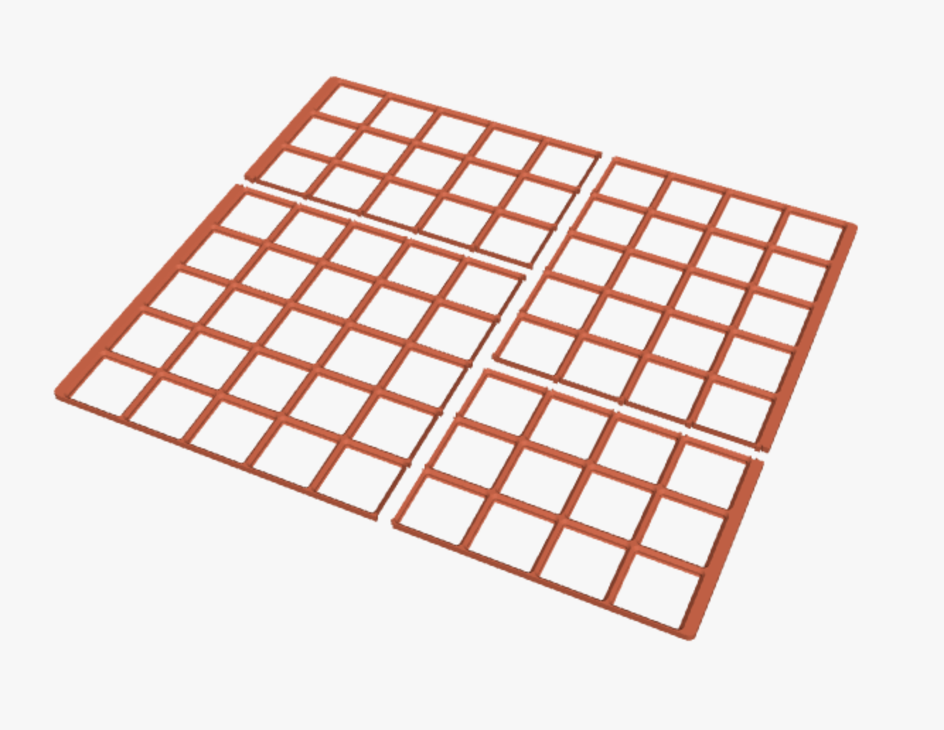 Cloned door hooks in Bambu Studio